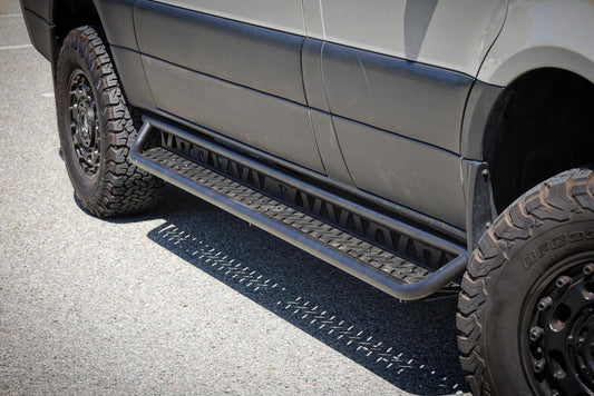 Sprinter Aluminum Running Boards With Drop-Down