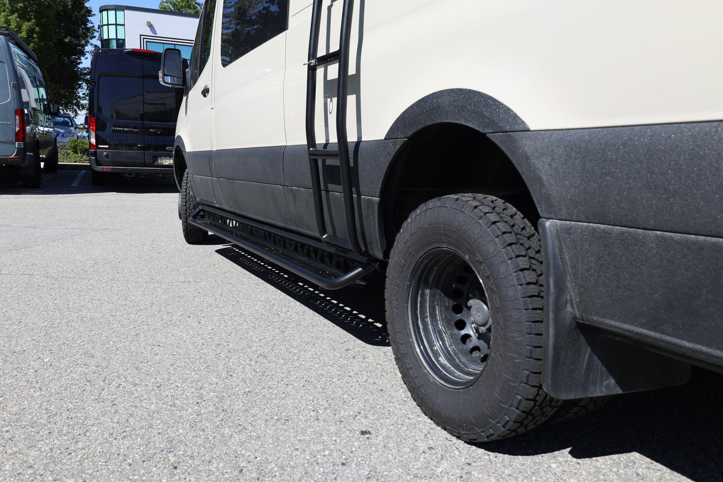 Sprinter Aluminum Running Boards With Drop-Down