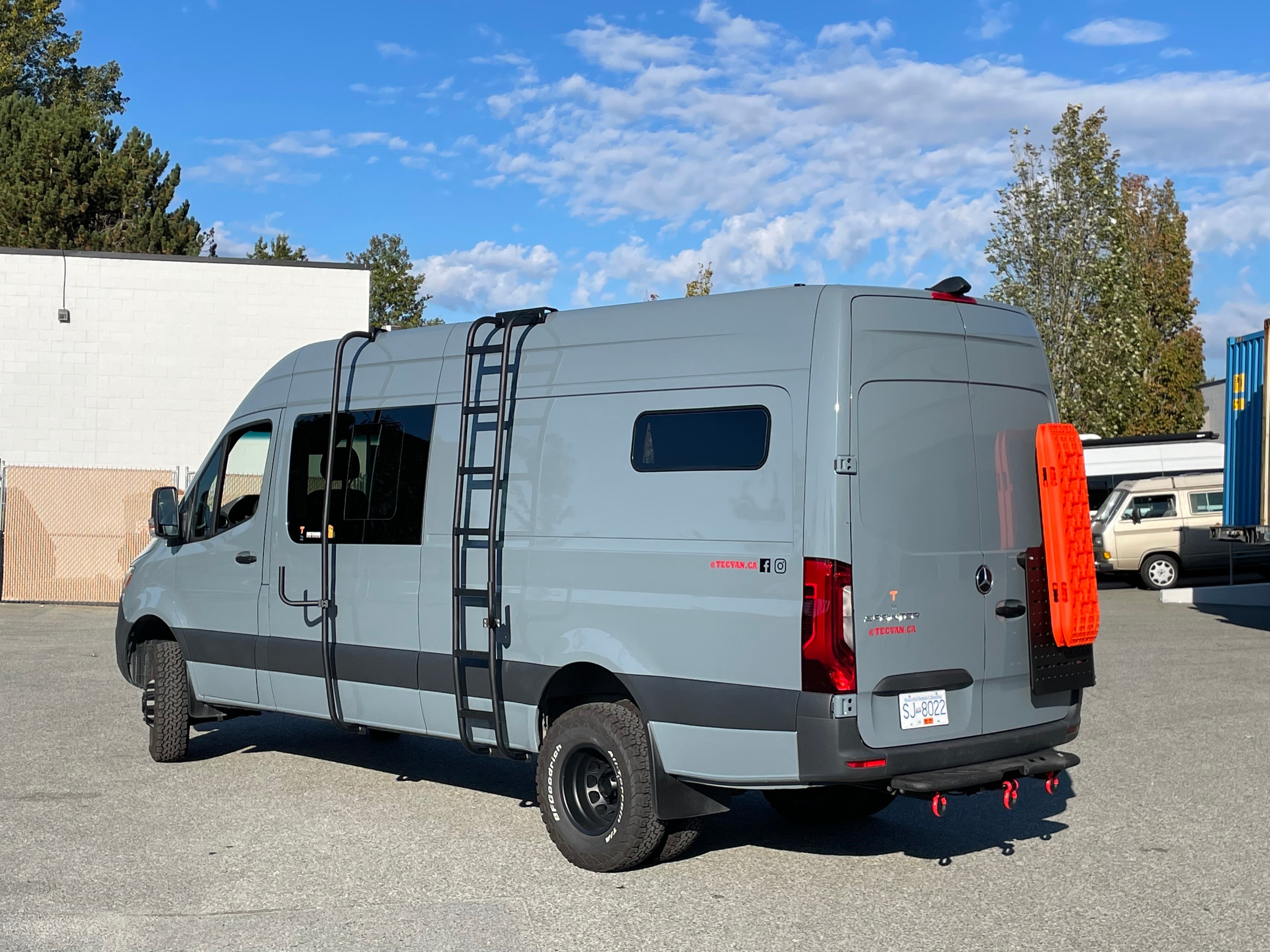 Tec Vanlife surf and paddle board rack.