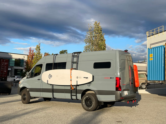 Tec Vanlife surf and paddle board rack.