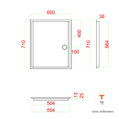 Ultra Low Profile Shower Pan / Recessed Shower Pan