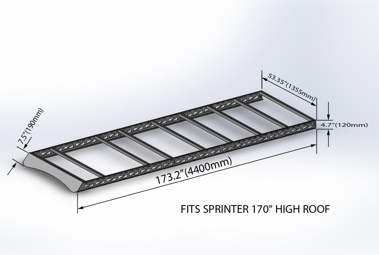 Modular Roof Rack - Sprinter