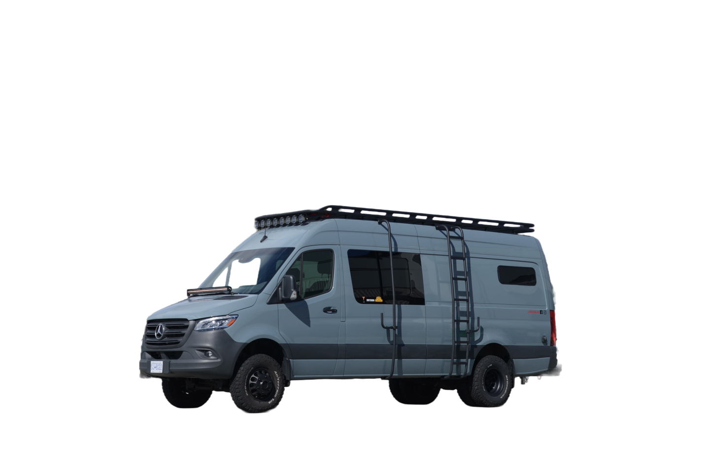 Aluminum Roof Rack For Mercedes Sprinter With Perforated Deck